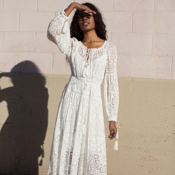 Used Gossamer Scalloped Midi Dress. Price is Firm or Best Offer. - Picture 1 of 8